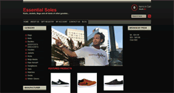 Desktop Screenshot of essentialsoles.com